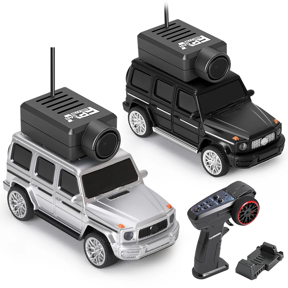 Wltoys RC Cars 1:64 Mini 6406 6406C HD Camera RC Racing Car Toy 120° Wide Angle 2.4G 720P APP Control Mini Car Dual Control