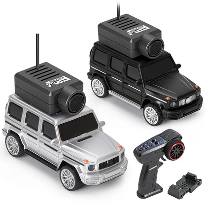 Wltoys RC Cars 1:64 Mini 6406 6406C HD Camera RC Racing Car Toy 120° Wide Angle 2.4G 720P APP Control Mini Car Dual Control